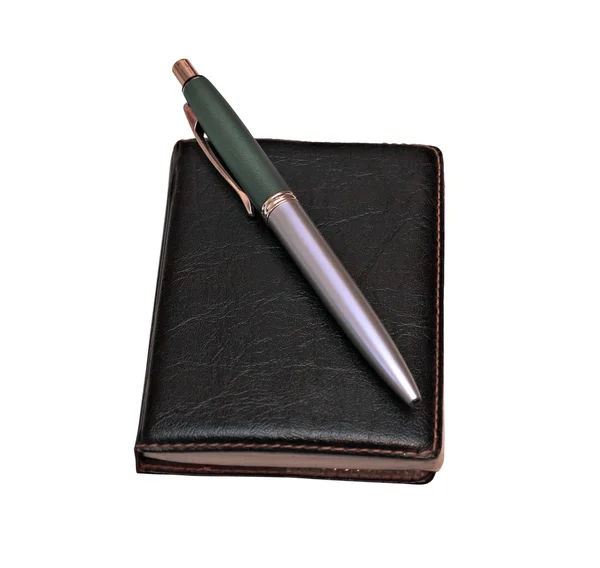 Στυλό και σημειωματάριο — Φωτογραφία Αρχείου