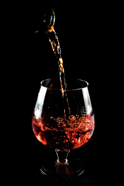 Glass of cognac — Stock Photo, Image