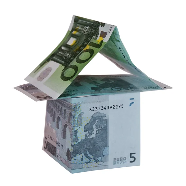 Euro, house. — Stock Photo, Image