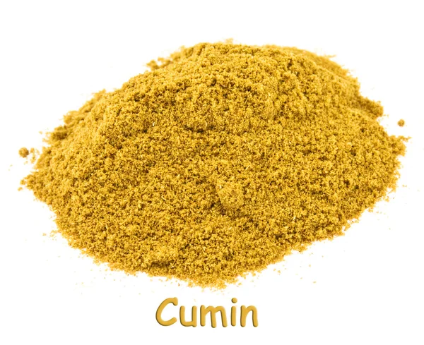 Spice - cumin on a white background. — Stock Photo, Image