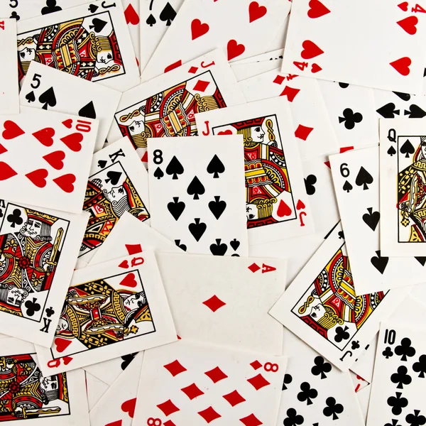 La imagen de jugar a las cartas — Foto de Stock