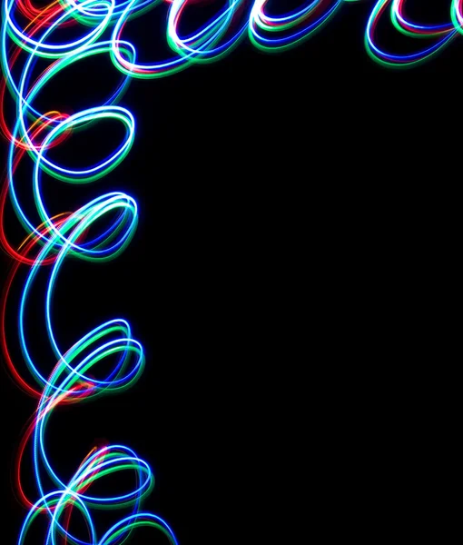 Хаотична барвисті ліхтарі — стокове фото