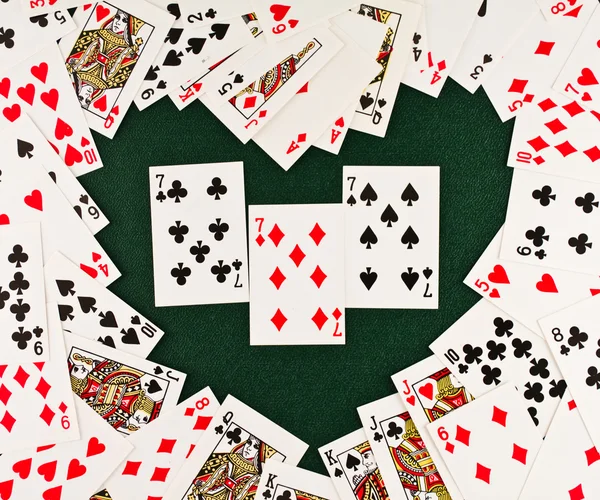 A imagem de jogar cartas — Fotografia de Stock