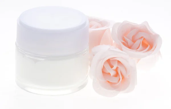 stock image Cream and roses