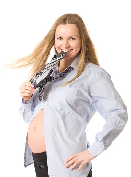Woman expacting a baby — Stock Photo, Image
