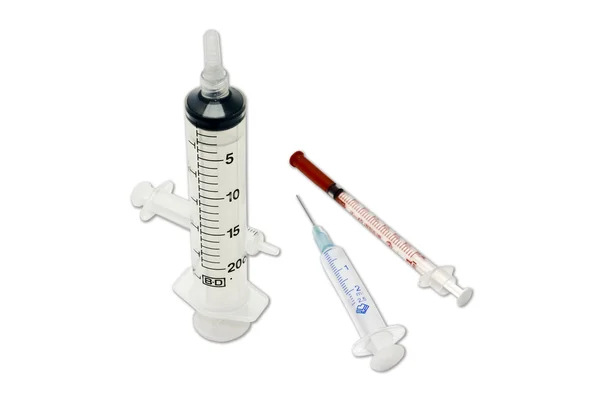 Injekční stříkačky — Stock fotografie