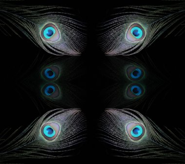 Peacock eye clipart