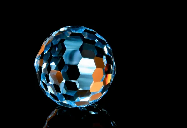 Magic cut crystal sphere — Stock Photo, Image