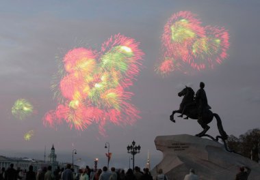 Monument to Peter the Great clipart