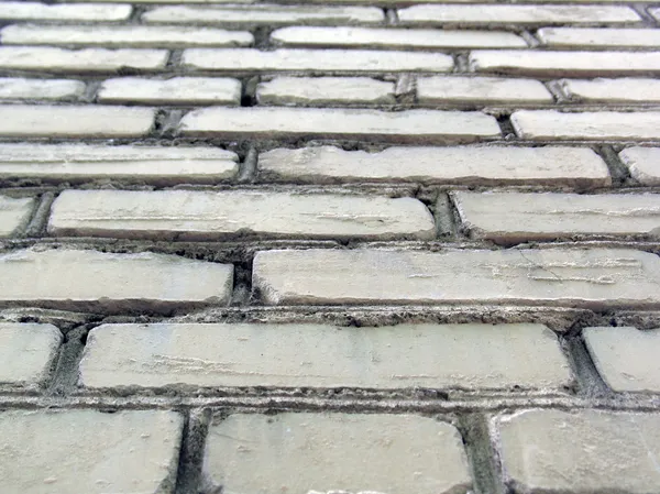 Grey and white brick wall — Stock Photo, Image