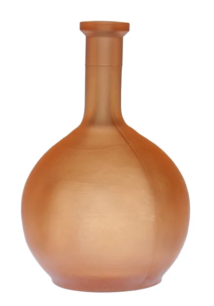Розовая стеклянная бутылка — стоковое фото