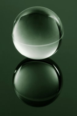 Glass transparent sphere clipart