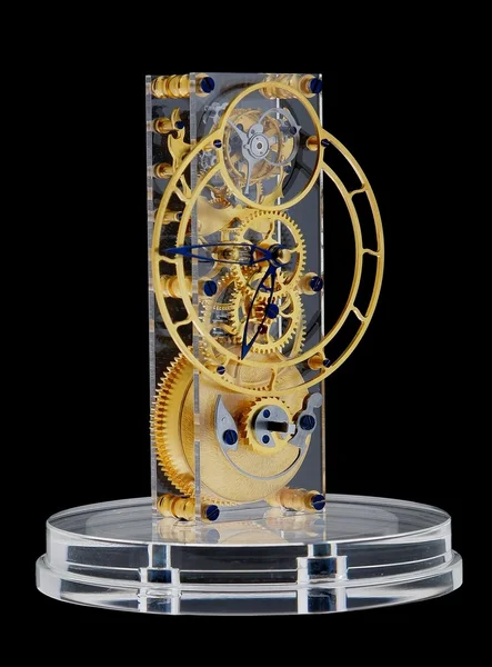 Reloj mecánico de oro — Foto de Stock