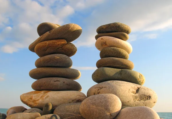 Zee pebble torens — Stockfoto