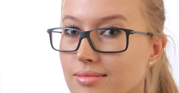 Girl in eyeglasses. — Stock Photo, Image