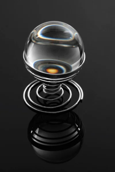 玻璃透明球体 — 图库照片