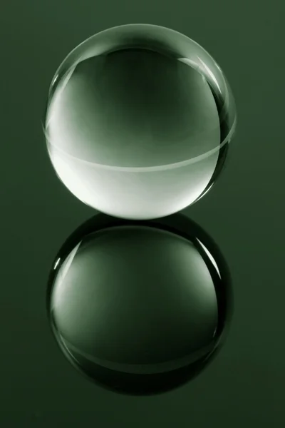 Transparant glazen bol — Stockfoto