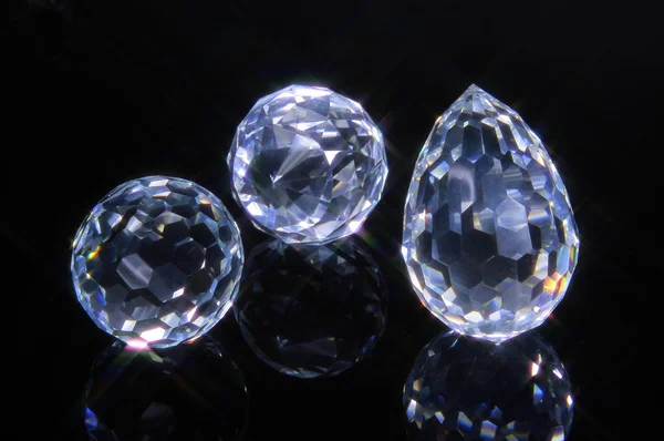 Magische geschliffene Kristalle — Stockfoto