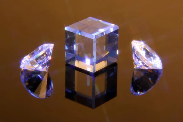 Magic řezu krystaly — Stock fotografie