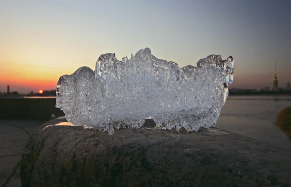 Παγετώνας πάγο κομμάτι — Φωτογραφία Αρχείου