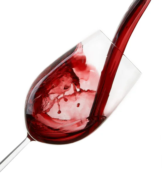 Vigne rouge, isolée sur blanc — Photo