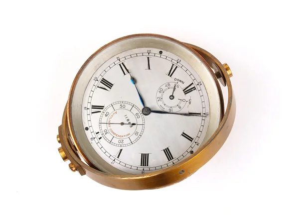 Relógio marítimo antigo — Fotografia de Stock