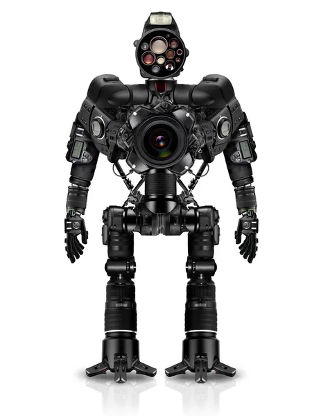 Robot of photocameras — Stock Photo, Image