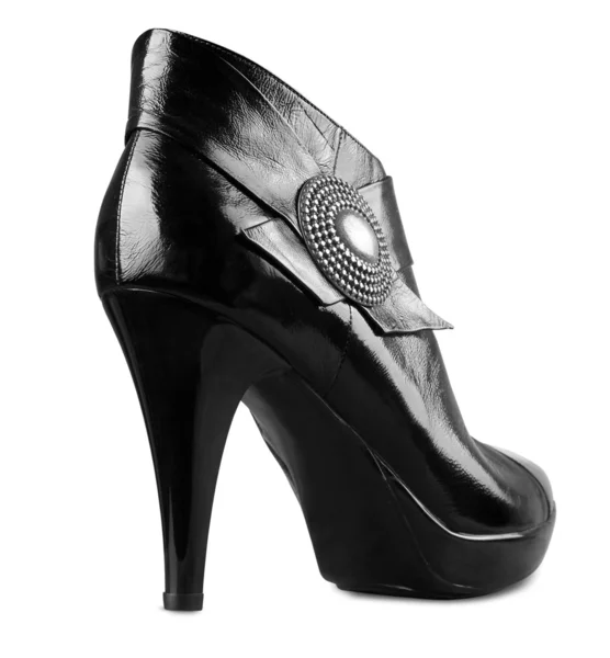 Botas de mujer de color negro — Stockfoto