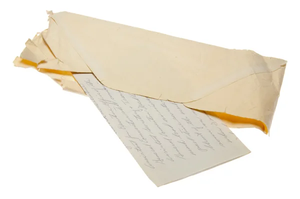 Eski mektup — Stok fotoğraf