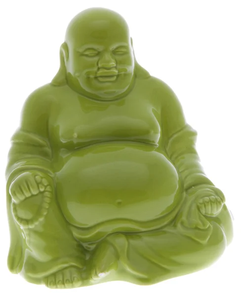 Fat buddha grön — Stockfoto