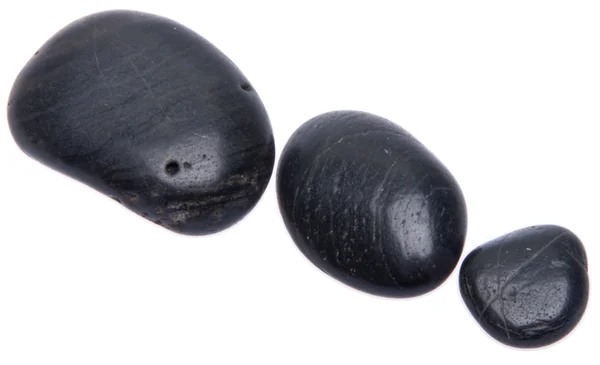 Trio de Pedras Negras — Fotografia de Stock