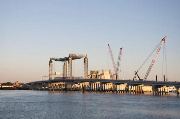 Bridge Construction in St. Augustine, Fl — Stock Photo, Image
