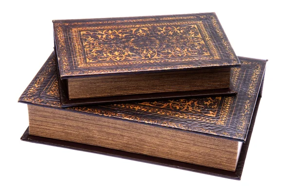 Coppia di libri antichi — Foto Stock