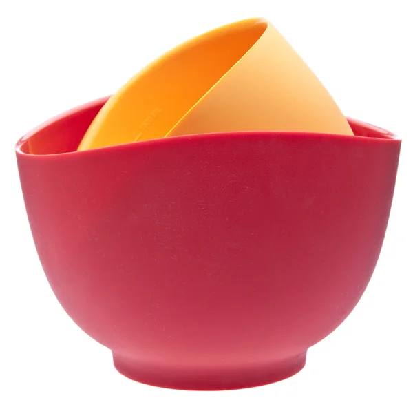 Pair of Silicone Mixing Bowls — Stock Photo, Image