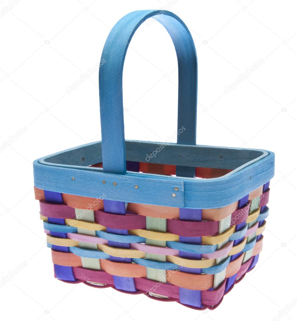 Brightly Colored Easter Basket