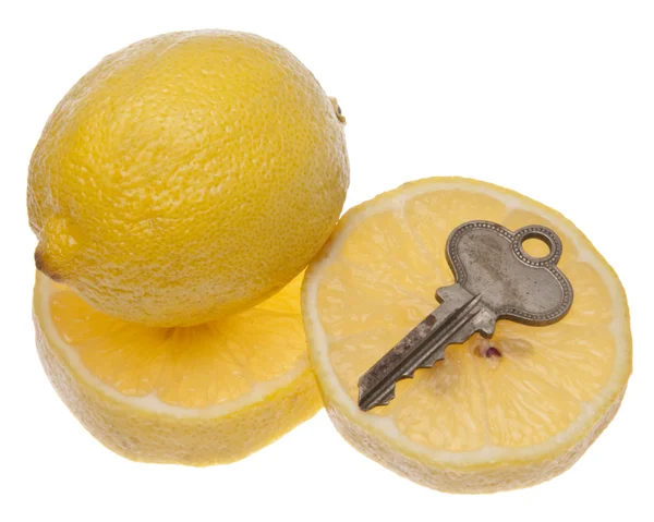 Autóval, vagy a házban egy citrom — Stock Fotó
