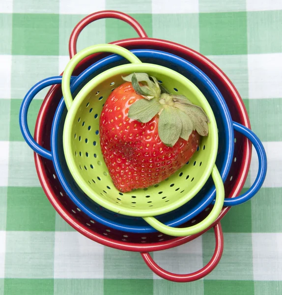 草莓野餐 — 图库照片