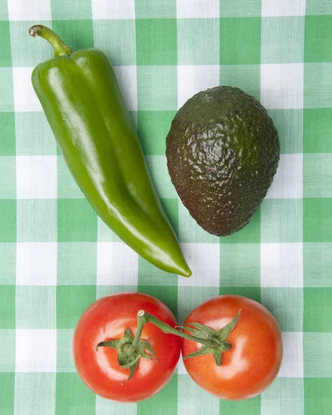 ピクニック毛布で健康的な野菜 — ストック写真