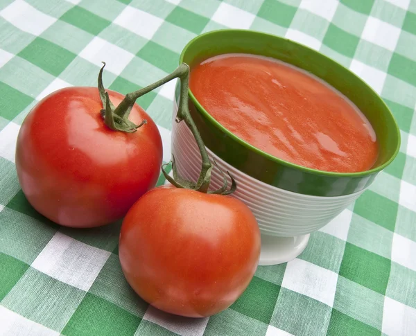 Tomatensuppe — Stockfoto