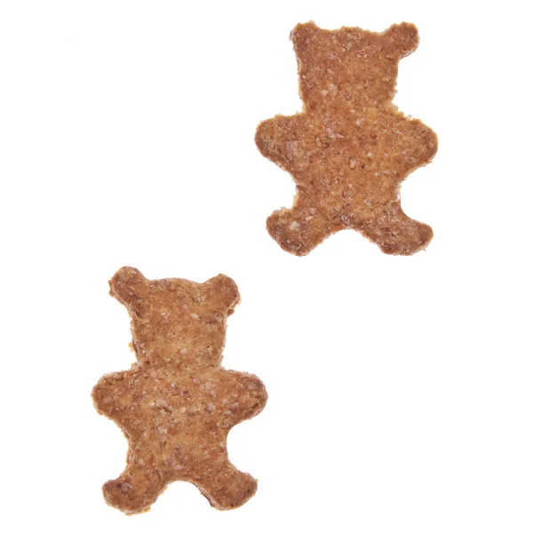 Björn formade cookies — Stockfoto