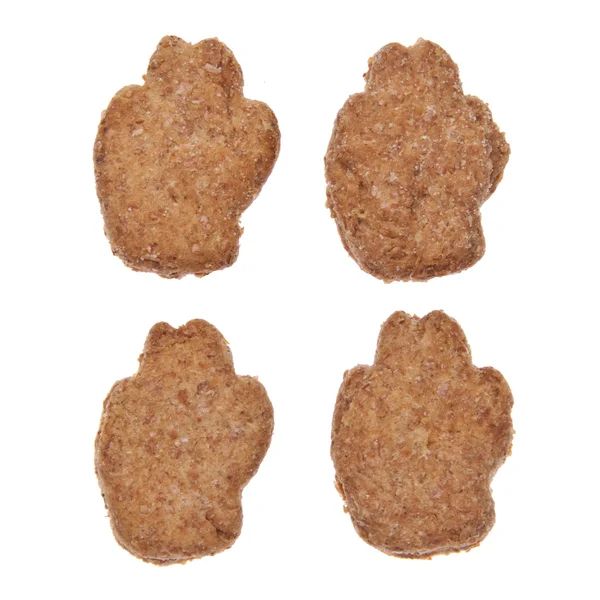 足の形をしたクッキー — Stockfoto