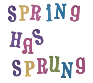 Spring Has Sprung! clipart