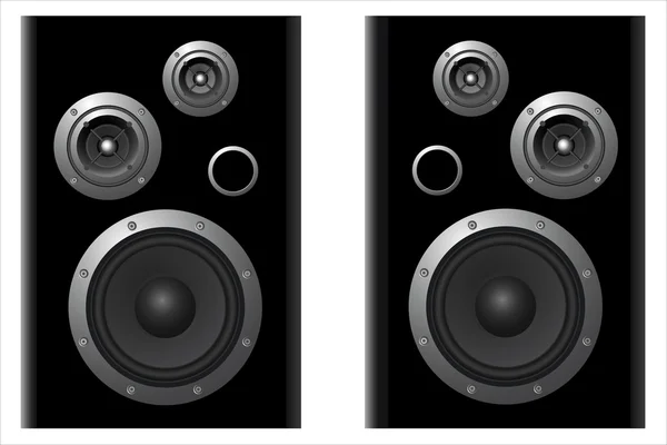 Deux systèmes haut-parleurs — Image vectorielle