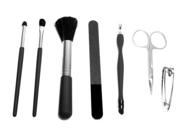 Make-up and manicure set clipart