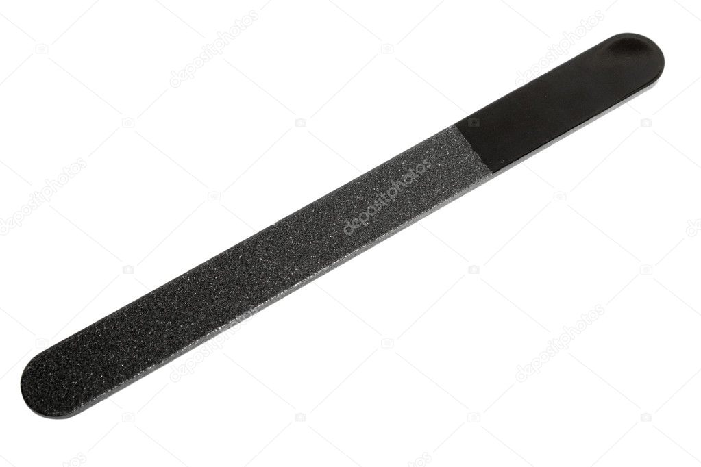 Nail file on a white background