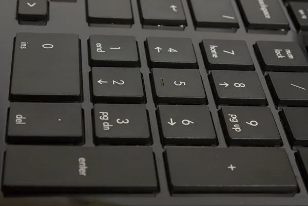 Počítač notebook klávesnice — Stock fotografie