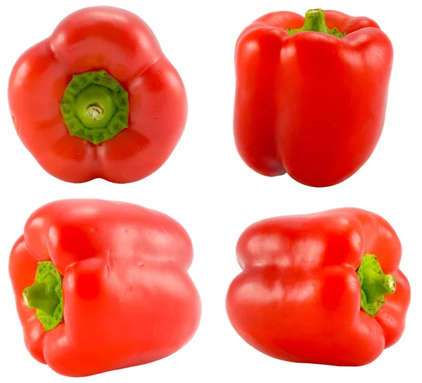 Red peppers collection — Stock Photo, Image