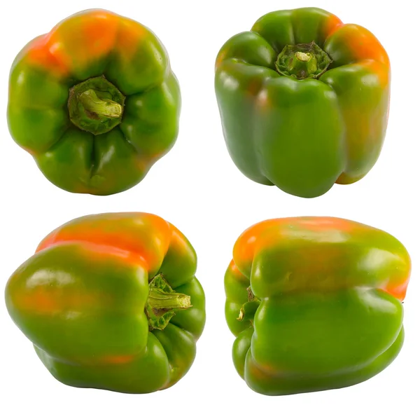 Green pepper collection — Stock Photo, Image