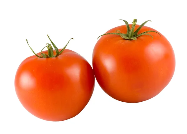 Two red tomtoes — Stock Photo, Image