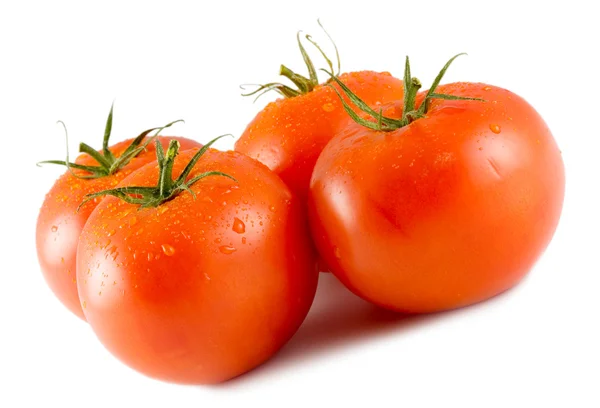 Four full tomatoes — Stock Photo, Image
